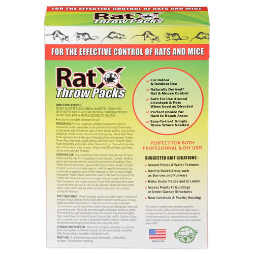 EcoClear RatX® Throw Packs