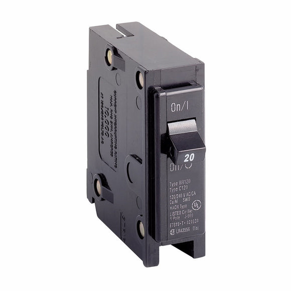 Eaton BR12010CP BR thermal magnetic circuit breaker 20 A 1 Inch (1