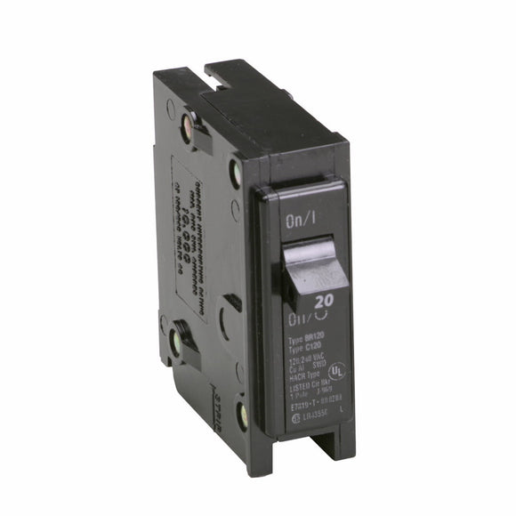 Eaton BR120CS BR Thermal Magnetic Circuit Breaker 20 A (20 A)
