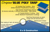 Dize Weathermaster® Original Blue Poly Tarp (20' x 20', Blue)
