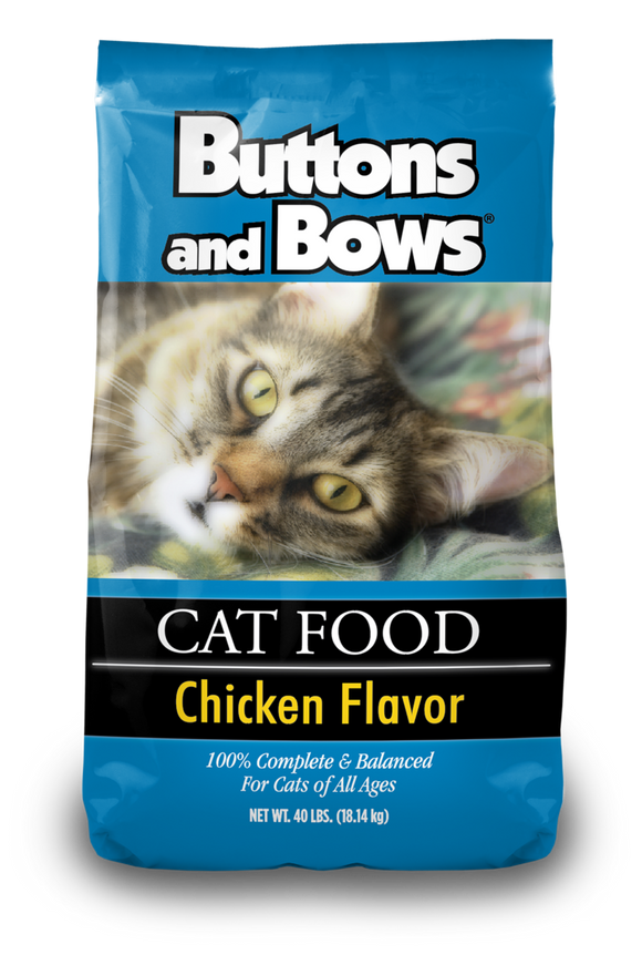 Buttons & Bows® Chicken Flavor Cat Food (40 lb)