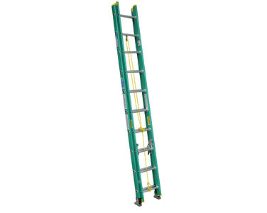 Werner 20ft Type II Fiberglass D-Rung Extension Ladder D5920-2 (20 ft)