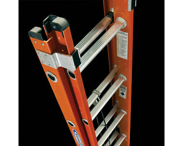 Werner 16ft Type IA Fiberglass D-Rung Extension Ladder D6216-2 (16 ft)