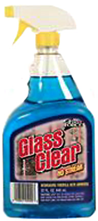 GLASS CLEANER W/AMMONIA 32 OZ BLUE