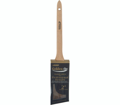 Linzer Golden Ox Very Fine Chinese Bristle 2 Angled Sash Paint Brush (2”)