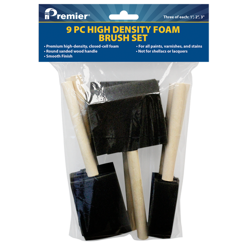 Premier High Density Foam Brushes
