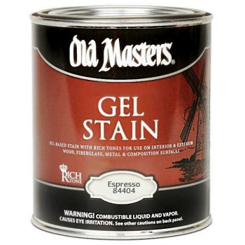Old Masters 84404 Gel Stain, Espresso ~ Quart