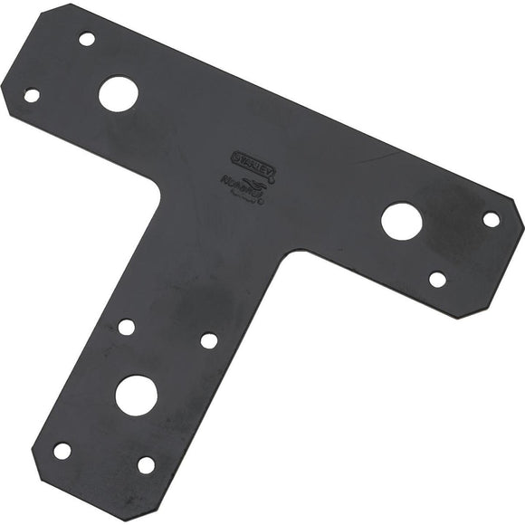 National Catalog 1161BC 6 In. x 5 In. Black Heavy Duty T-Plate