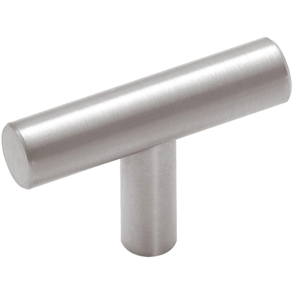 Amerock Bar Pulls Stainless Steel 1-15/16 In. Cabinet Knob