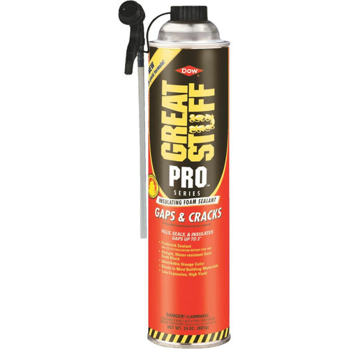 Great Stuff Pro Gaps & Cracks 24 Oz. Straw Foam