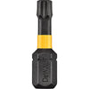 DeWalt FlexTorq 1 In. T30 TORX Security Insert Impact Screwdriver Bit (2-Pack)