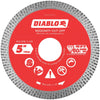 Diablo 5 In. Diamond Continuous Rim Dry/Wet Cut Diamond Blade