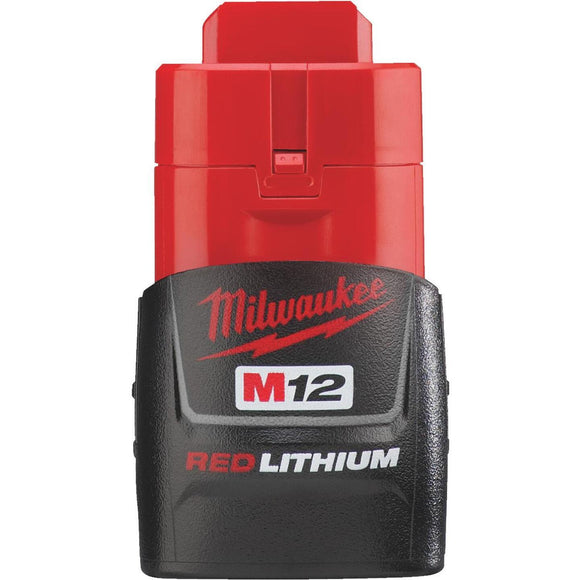 Milwaukee M12 REDLITHIUM 12 Volt Lithium-Ion 1.5 Ah Compact Tool Battery