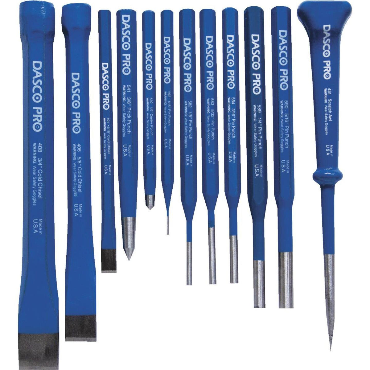 Dasco Punch & Chisel Set (12-Piece) - Saltillo, MS - Scruggs Farm Supply