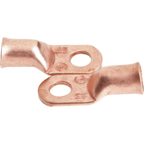Forney #2 Cable x 3/8 In. Stud Copper Cable Lug (2-Pack)