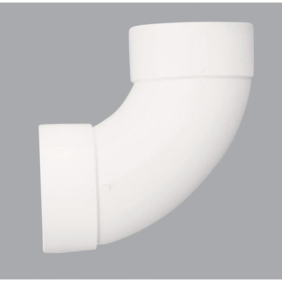 IPEX Canplas SDR 35 90 Degree 3 In. PVC Sewer and Drain Sanitary Elbow (1/4 Bend)