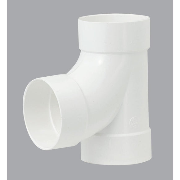 IPEX Canplas Sanitary Tee 6 In. PVC Sewer and Drain Tee
