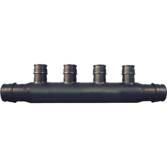 Conbraco PEX - Poly-Alloy Flow Through Manifold Type A 3/4 In. x 4, 1/2 In. Outlets