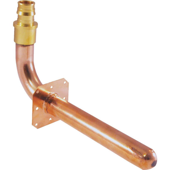 Conbraco 3/4 In. Barb x 4 In. x 8 In. Copper PEX Stubout with Ear, Type A