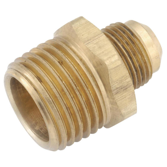 Anderson Metals 3/8 In. Flare x 3/8 In. Male Pipe Brass Flare Connector