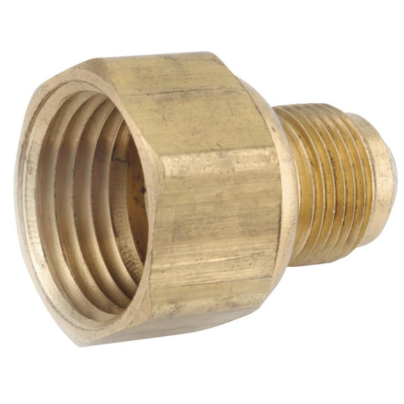 Anderson Metals 3/8 In. x 3/8 In. Female Brass Straight Flare Connector