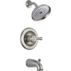 Delta Stainless 1-Handle Lever Tub and Shower Faucet