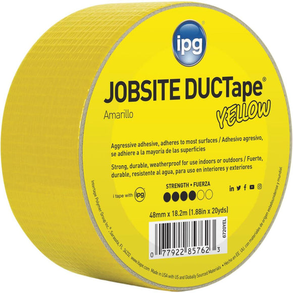 Intertape DUCTape 1.88 In. x 20 Yd. General Purpose Duct Tape, Yellow
