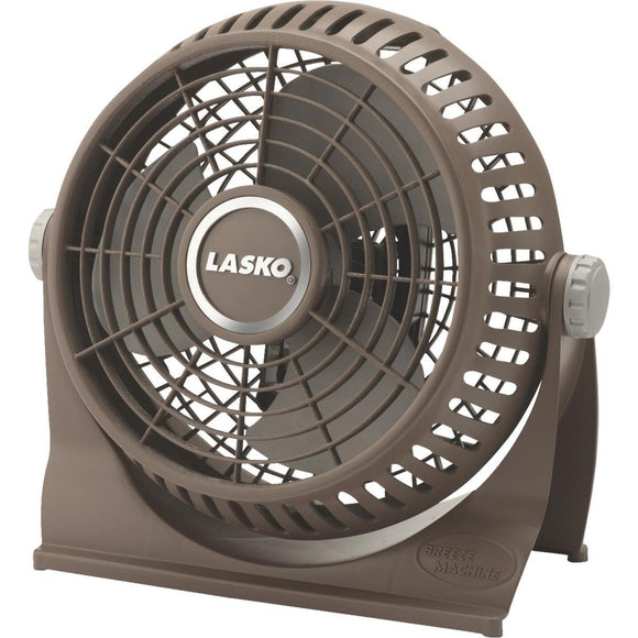 Lasko Breeze Machine 10 In. 2-Speed Gray Floor Fan