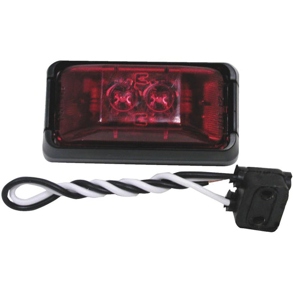 Peterson Rectangle Red Clearance Light