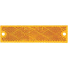 Peterson 1-1/8 In. W. x 4-7/16 In. H. Compact Rectangular Amber Reflector