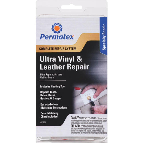 PERMATEX Vinyl and Leather Repair Kit, (6-Piece)