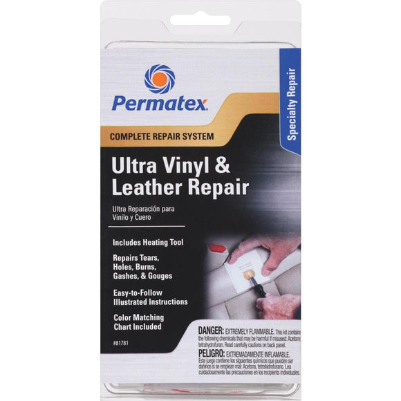PERMATEX Vinyl and Leather Repair Kit, (6-Piece)