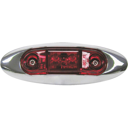Peterson Rectangle 16 V. Red Clearance Light