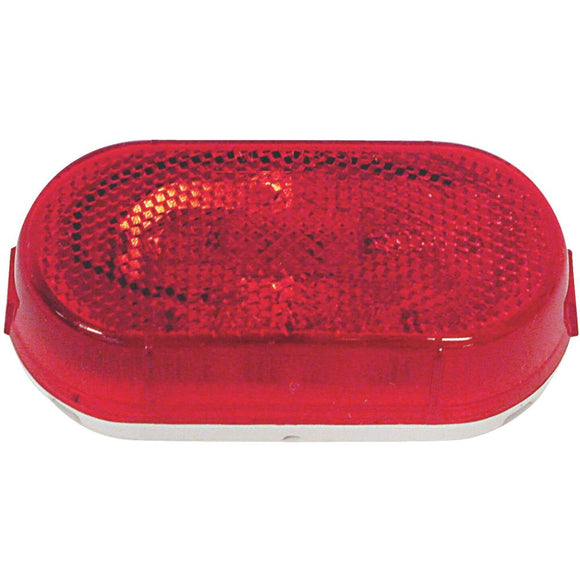 Peterson Oblong 12 V. Red Clearance Light