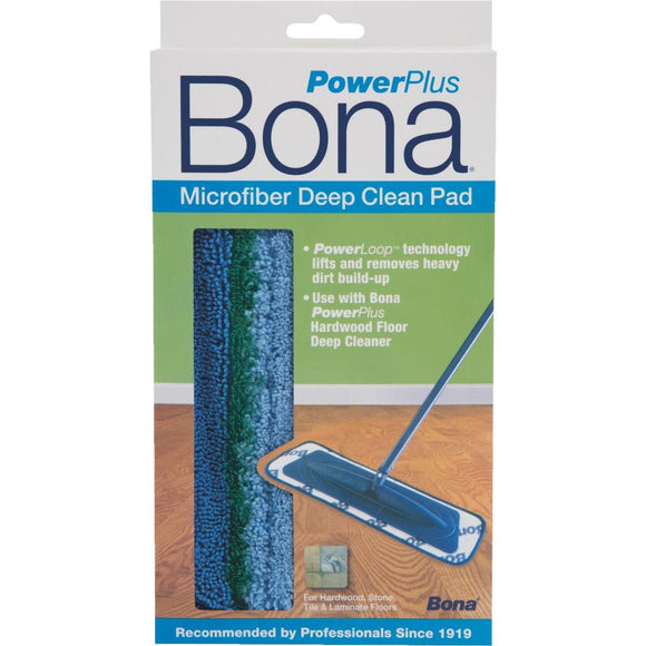 Bona PowerPlus 4 In. W. x 15 In. L. Microfiber Pad Mop Refill