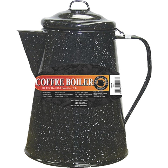 GraniteWare 12 Cup Black Coffee Boiler