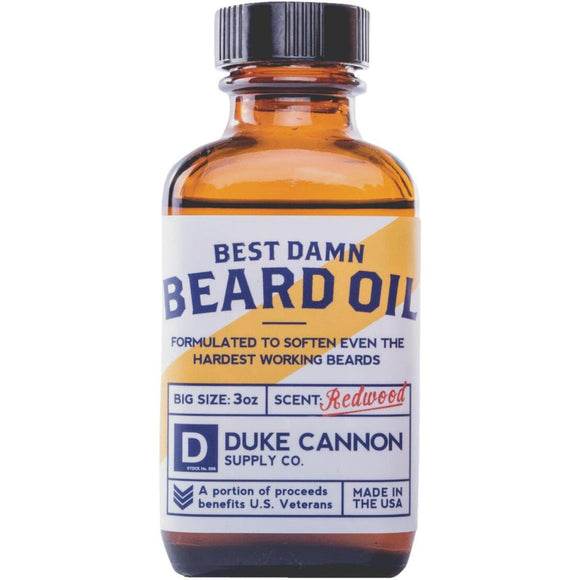 Duke Cannon 3 Oz. Redwood Beard Oil