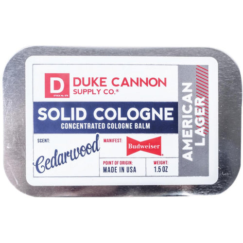 Duke Cannon 1.5 Oz. Great American Budweiser Solid Cologne