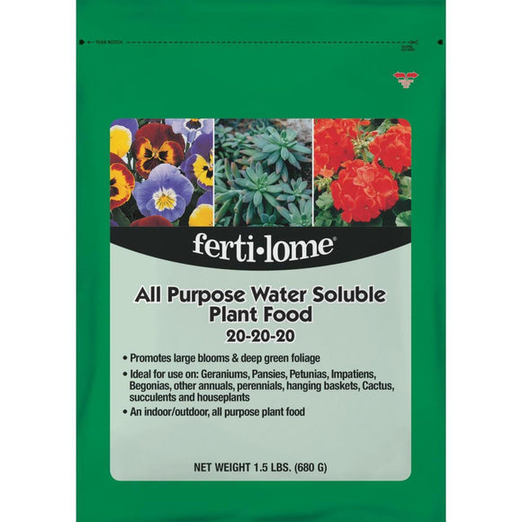 Ferti-lome 1.5 Lb. 20-20-20 All Purpose Dry Plant Food