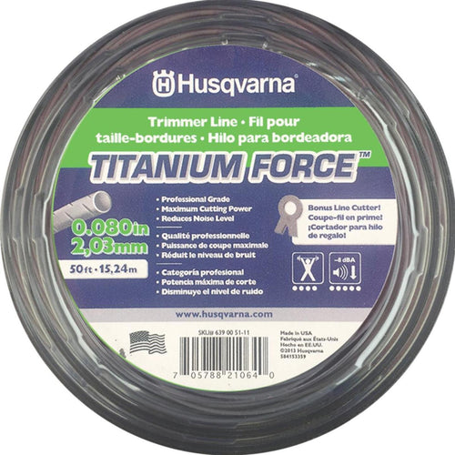 Husqvarna Titanium Force 0.080 In. x 50 Ft. Trimmer Line