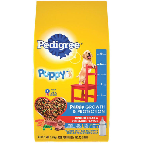 Pedigree Complete Nutrition 3.5 Lb. Grilled Steak & Vegetable Dry Puppy Food
