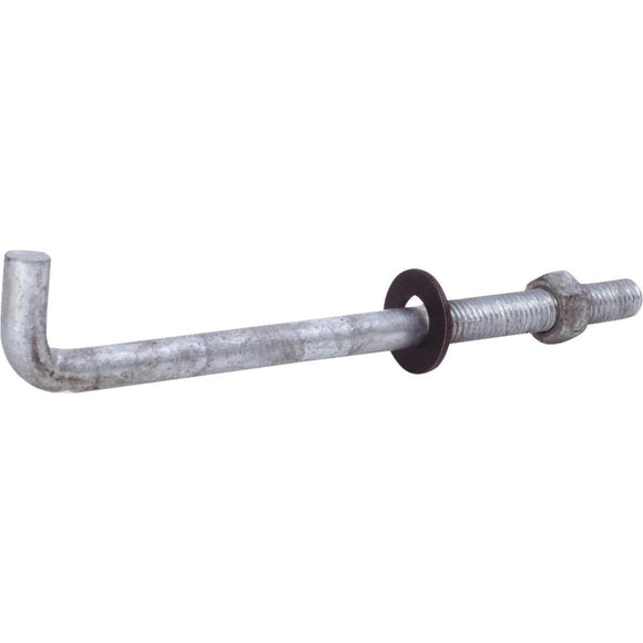 Grip-Rite 1/2 In. x 6 In. Bright Anchor Bolt with Round Washer (50 Ct.)