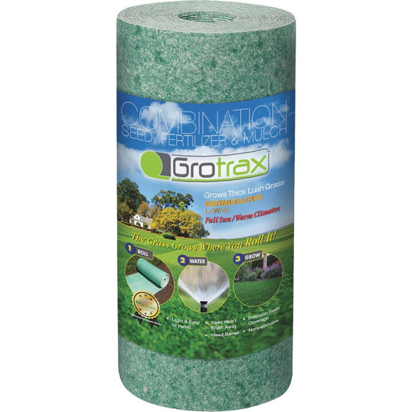 Gro Trax Quick-Fix 50 Sq. Ft. Coverage Bermuda/Rye Mixture Grass Seed Roll