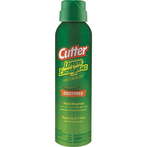 Cutter Lemon Eucalyptus 4 Oz. Insect Repellent Aerosol Spray
