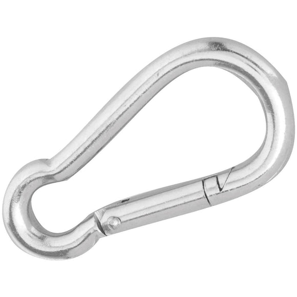 Campbell 7/16 In. 320 Lb. Load Capacity Polished Stainless Steel Spring Link All Purpose Snap