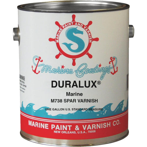 DURALUX Marine Spar Varnish, Clear, 1 Gal.