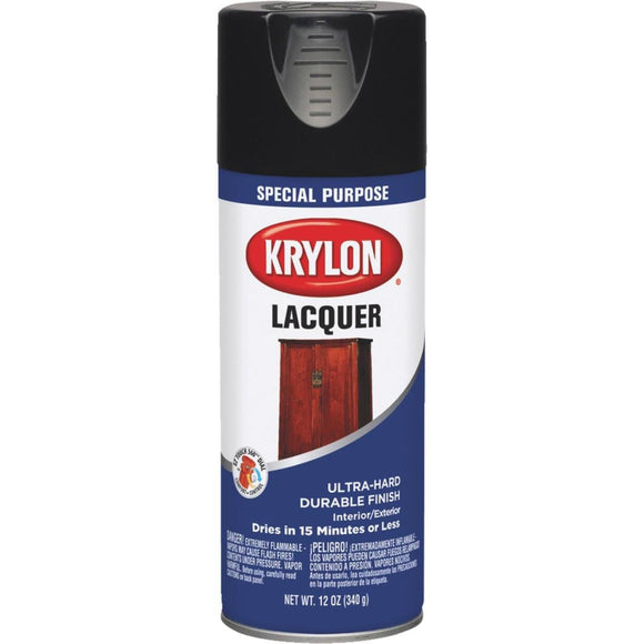 Krylon 12 Oz. Black Spray Lacquer