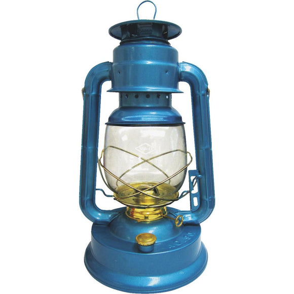 21st Century V&O 13-1/2 In. Blue Liquid Fuel Lantern