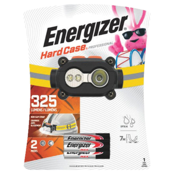 Energizer Hard Case Professional 325 Lm. LED 3AAA Headlamp