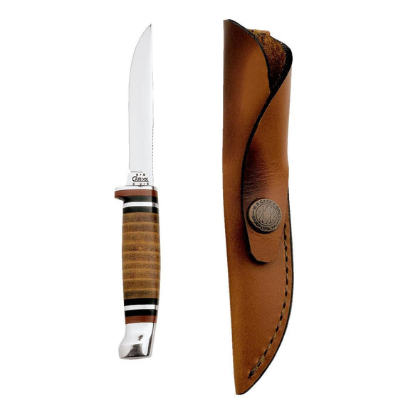 7-1/2” Farrier Rasp Caper Knife w/Brass Bolster – B K Knives